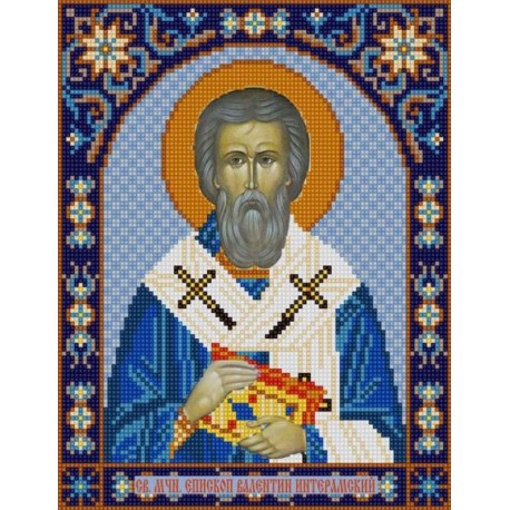 Святой Валентин Канва с рисунком для вышивки бисером Конек