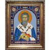 Пример оформления в рамке Святой Валентин Канва с рисунком для вышивки бисером Конек 9342