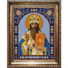 Пример оформления в рамке Святой Василий Канва с рисунком для вышивки бисером Конек 9347
