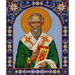 Святой Руслан Канва с рисунком для вышивки бисером Конек