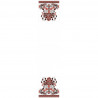 Пример оформления в рамке Рушник свадебный 4 Канва с рисунком для вышивки бисером Конек 9404