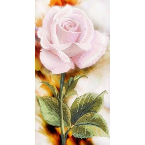 Нежная роза Канва с рисунком для вышивки бисером Конек