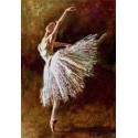 Балерина Канва с рисунком для вышивки бисером Конек