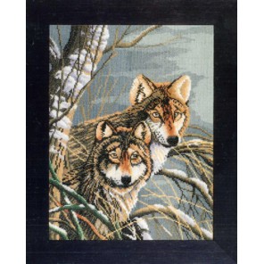  Wolves Набор для вышивания LanArte PN-0008333