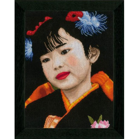  JAPANESE GIRL Набор для вышивания LanArte PN-0021214