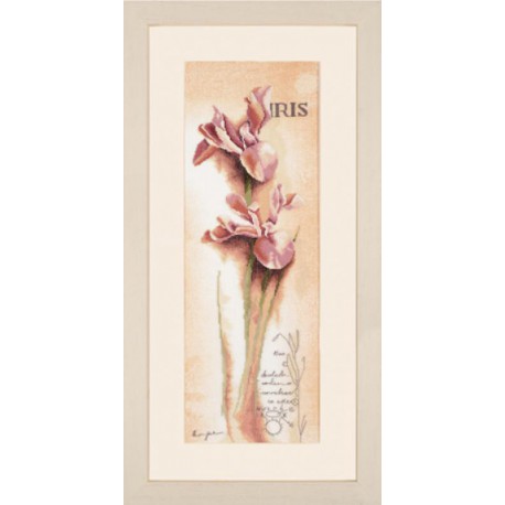  Iris - Botanical Набор для вышивания LanArte PN-0008049