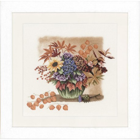  Autumn Bouquet Набор для вышивания LanArte PN-0008119