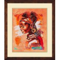 African Woman Набор для вышивания LanArte