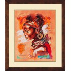  African Woman Набор для вышивания LanArte PN-0008009