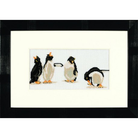  Quartet Of Penguins Набор для вышивания LanArte PN-0008166