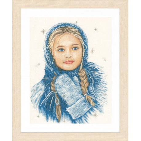  Winter Girl Набор для вышивания LanArte PN-0169674