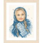  Winter Girl Набор для вышивания LanArte PN-0169674
