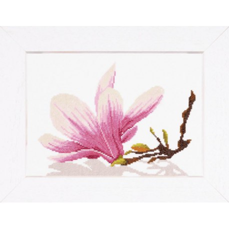  Magnolia Twig With Flower Набор для вышивания LanArte PN-0008162