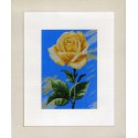 Yellow Rose on Blue Набор для вышивания LanArte