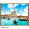 В рамке N143 Венеция весной Раскраска картина по номерам на холсте 