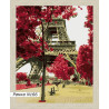 В рамке N166 Красота Парижа Раскраска картина по номерам на холсте 