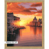В рамке N118 Закат над Венецией Раскраска картина по номерам на холсте 