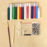 Краски Розы Набор с рамкой для создания картины-витража Color Kit