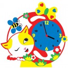  Котик часы Набор для творчества из фоамирана Color Kit CL015