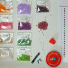 Пример состава набора для вышивания бисером Color Kit
