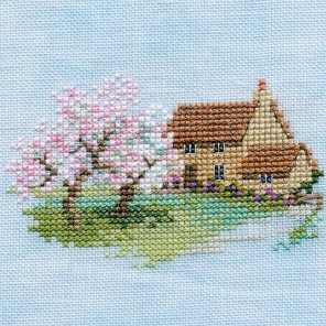  Orchard Cottage Набор для вышивания Derwentwater Designs MIN06A