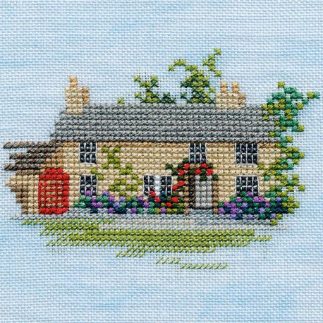  Rose Cottage Набор для вышивания Derwentwater Designs MIN05A