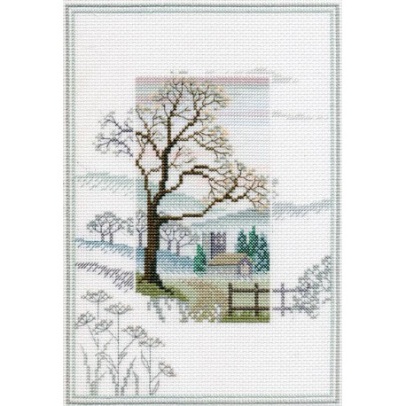  Winter Tree Набор для вышивания Derwentwater Designs MM1