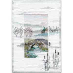  Winter Bridge Набор для вышивания Derwentwater Designs MM2