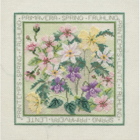  Four Seasons: Spring Набор для вышивания Derwentwater Designs FS01
