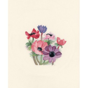  Anemones De Caen Набор для вышивания Derwentwater Designs WCA