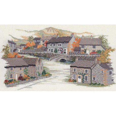  Derbyshire Village Набор для вышивания Derwentwater Designs 14VE18