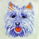 Собака Набор для вышивания панно Permin