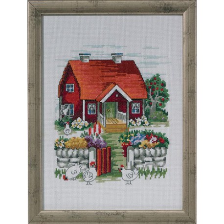  Шведский домик Набор для вышивания Permin 92-3125