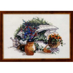  Садовый натюрморт Набор для вышивания Permin 70-4376