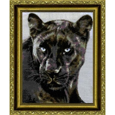  Черная пантера Набор для вышивания Kustom Krafts JW-001