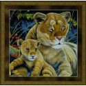 Львица с детенышем Набор для вышивания Kustom Krafts