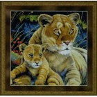  Львица с детенышем Набор для вышивания Kustom Krafts 99877