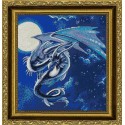 Лунный дракон Набор для вышивания Kustom Krafts