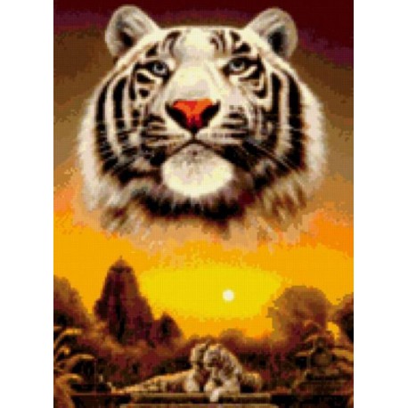  Призрак тигра Набор для вышивания Kustom Krafts 88027