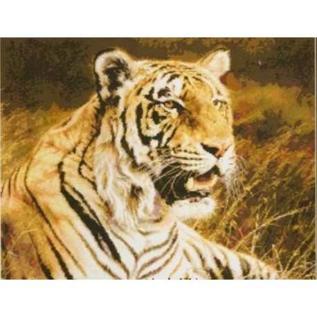  Королевский бенгальский тигр Набор для вышивания Kustom Krafts 98427