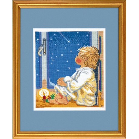  Мальчик смотрящий на звезды Набор для вышивания Eva Rosenstand 94-059