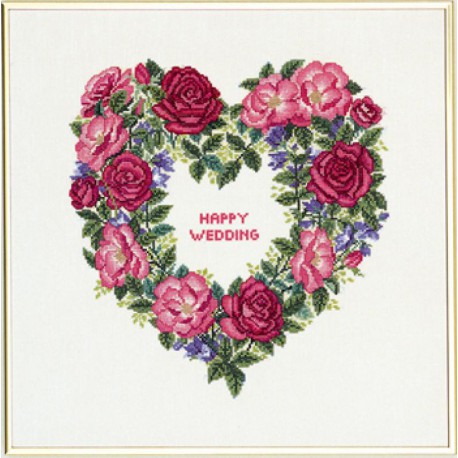  Сердце из роз Набор для вышивания Eva Rosenstand 12-840