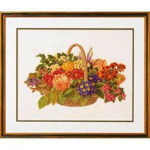  Букет цветов в корзине Набор для вышивания Eva Rosenstand 14-186