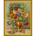 Цветы в бронзовой вазе Набор для вышивания Eva Rosenstand
