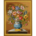 Голубые цветы в вазе Набор для вышивания Eva Rosenstand