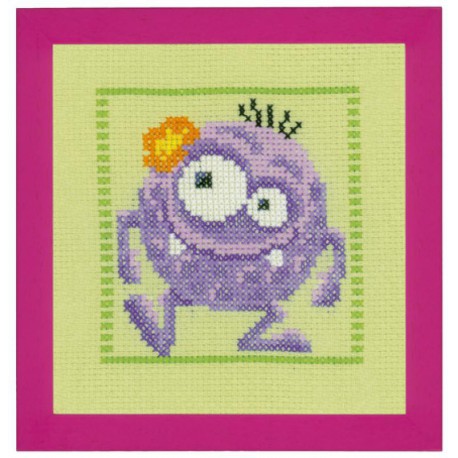  Фиолетовый Монстр Набор для вышивания Vervaco PN-0150595