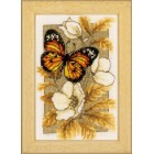  Бабочка на цветах I Набор для вышивания Vervaco PN-0144770