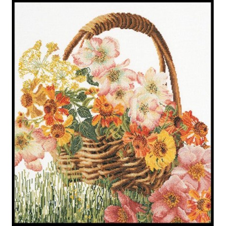  Цветочная корзина Набор для вышивания Thea Gouverneur 3064