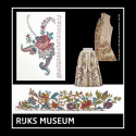 Музей Rijks Юбка c. 1700-1800 / Жилет c. 1730-1739 Набор для вышивания Thea Gouverneur
