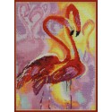 Розовые фламинго по картине В. Пивень Набор для вышивания Марья Искусница